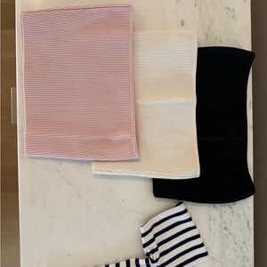 Babaton Tank Tops in Pink, White, and Black